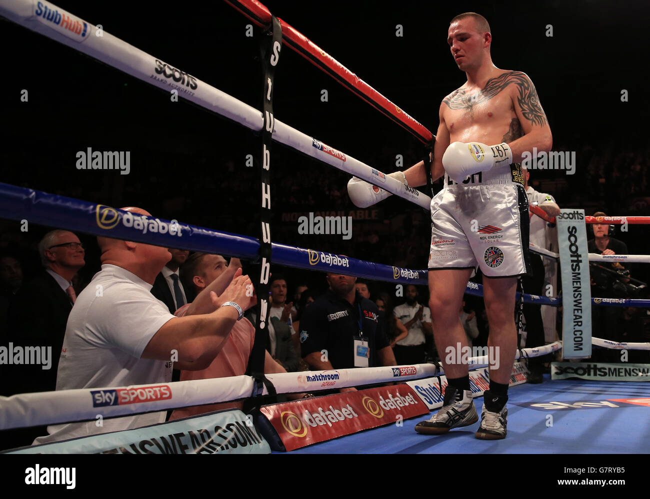 Boxing - Motorpoint Arena Stock Photo - Alamy