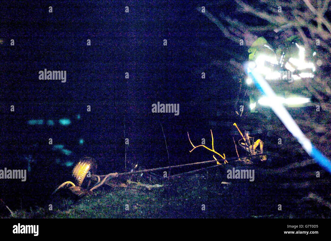 Essex River Car Crash Stock Photo Alamy