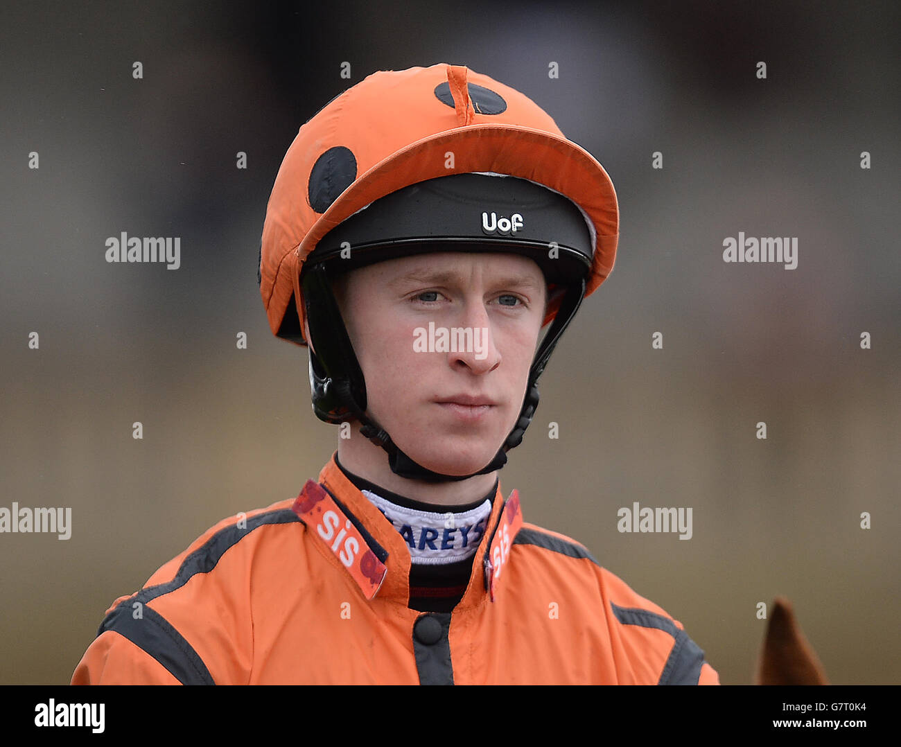 Jockey joey haynes at doncaster racecourse hi-res stock photography and ...