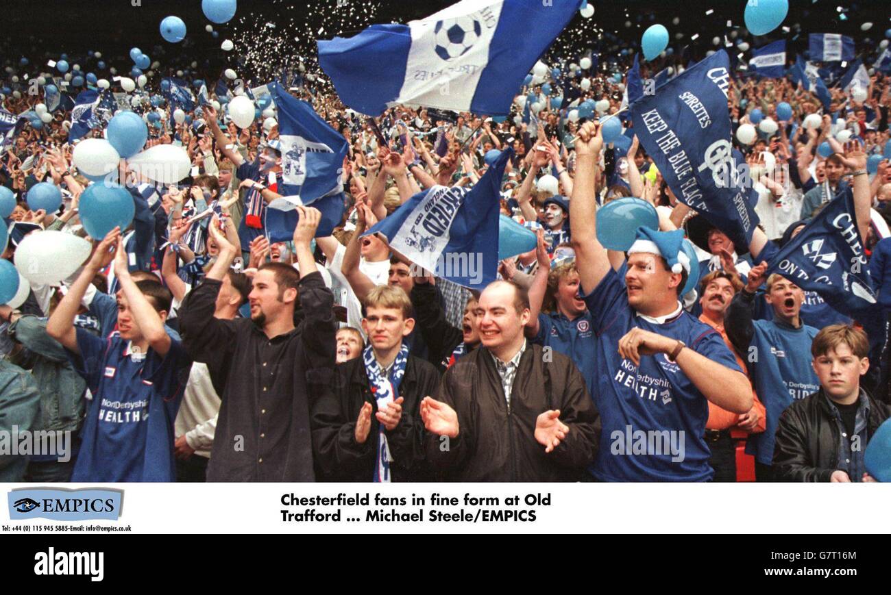 Soccer - FA Cup Semi Final - Chesterfield v Middlesbrough - Old Trafford Stock Photo