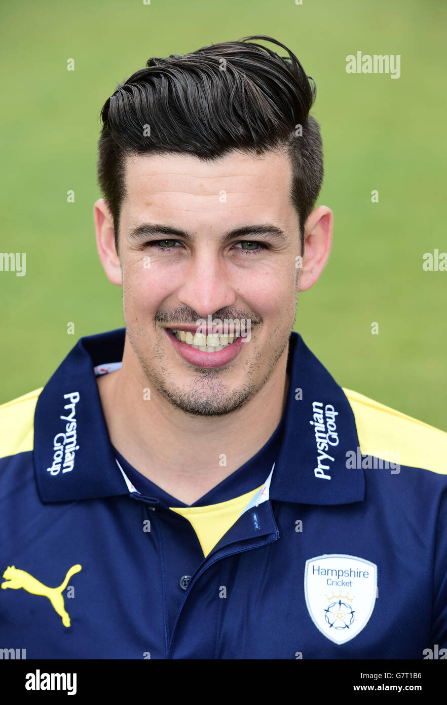 Cricket 2015 Hampshire CCC Media Day AGEAS Bowl Stock Photo Alamy