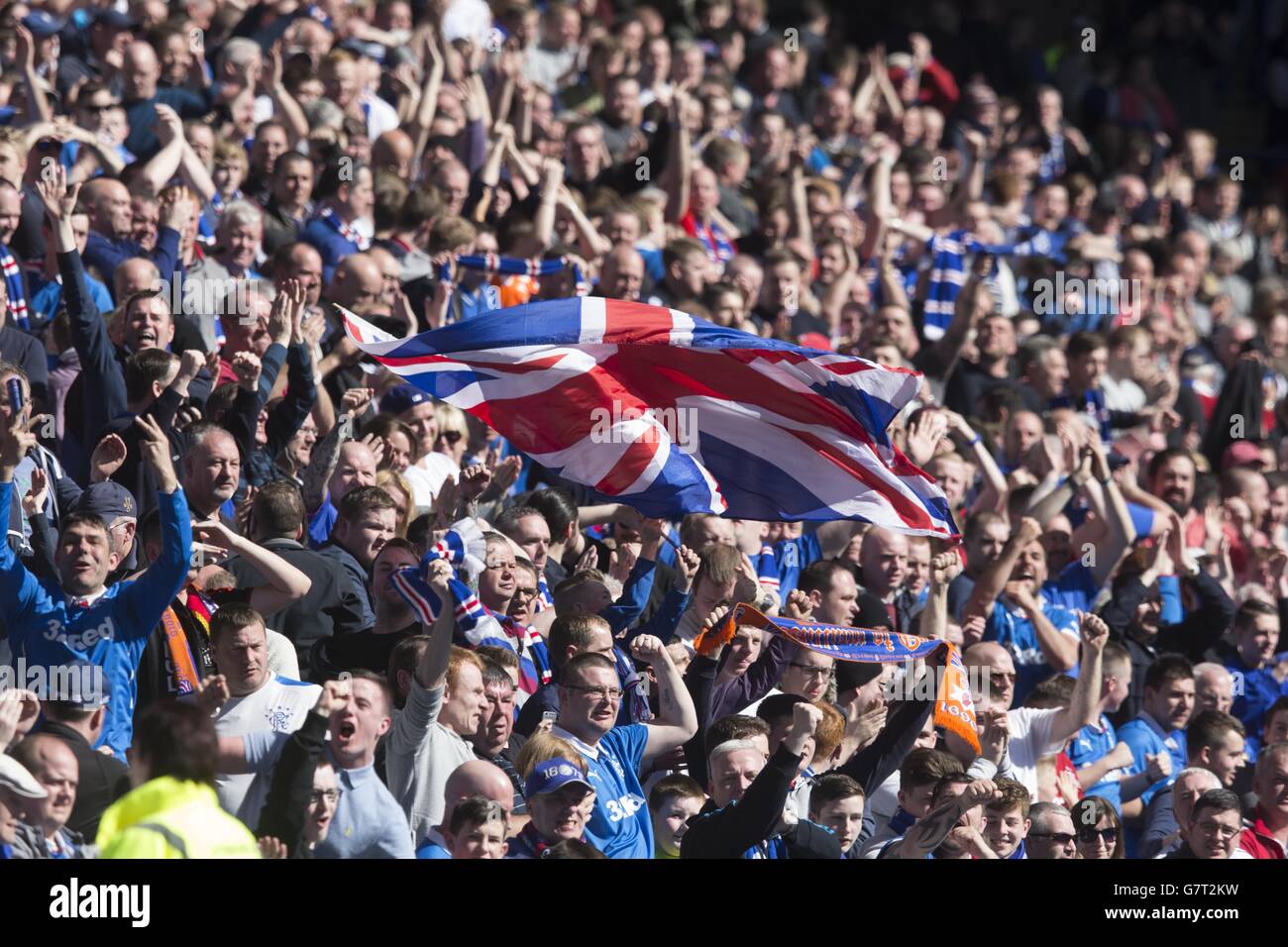 Soccer - Scottish Championship - Rangers v Heart of Midlothian - Ibrox Stadium Stock Photo
