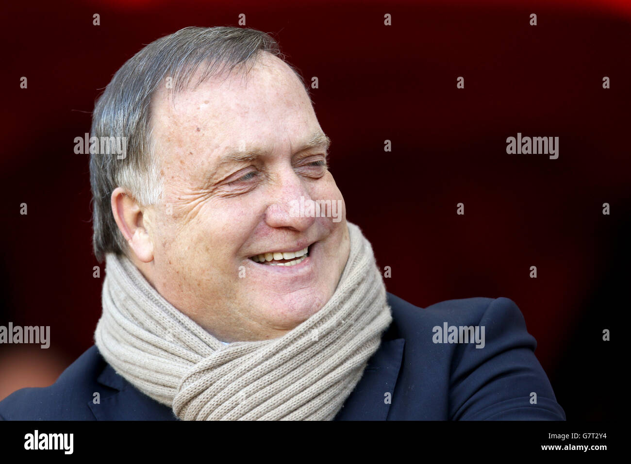 Sunderland Manager Dick Advocaat before the match during the Barclays