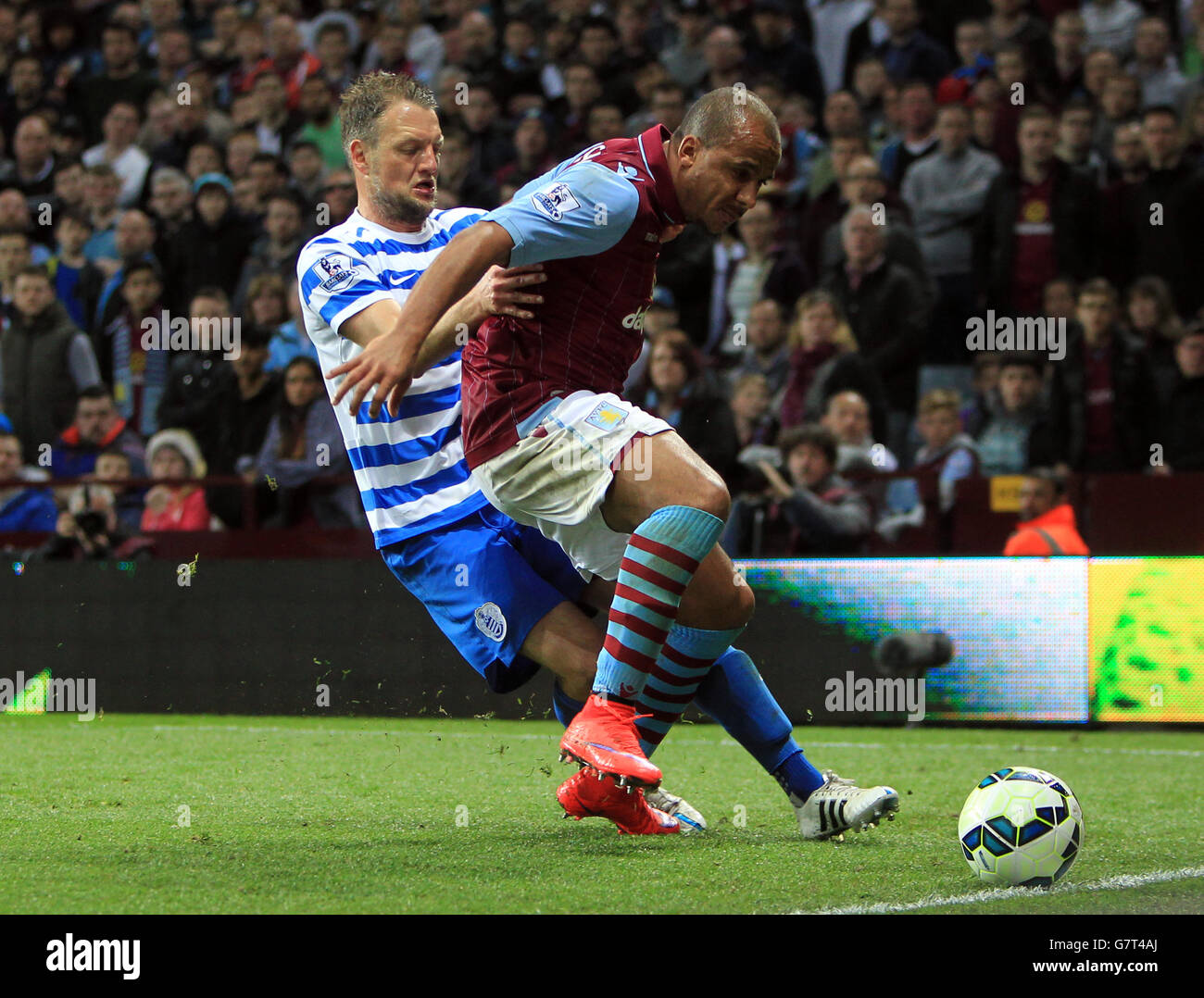 Soccer - Barclays Premier League - Aston Villa v Queens Park Rangers - Villa Park Stock Photo