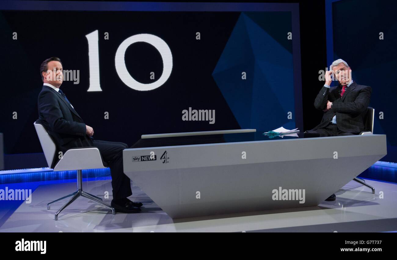 David cameron jeremy paxman hi-res stock photography and images - Alamy