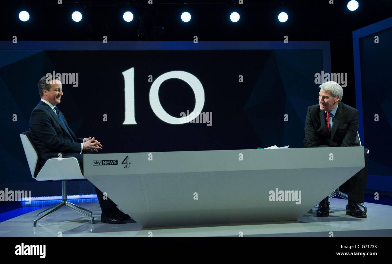 David cameron jeremy paxman hi-res stock photography and images - Alamy