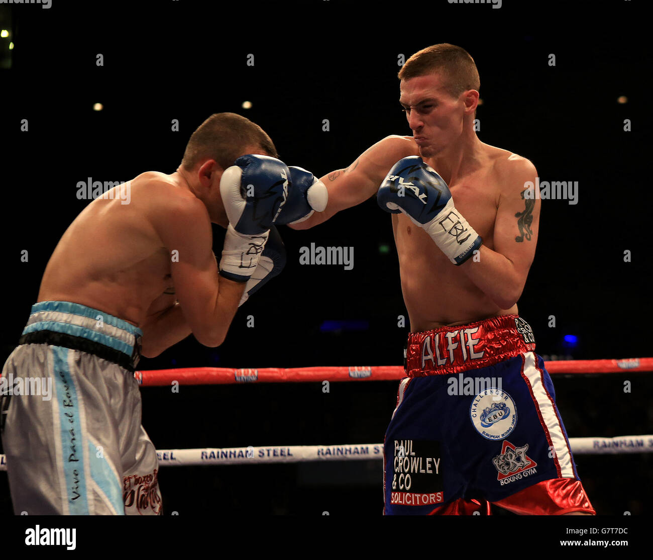 Boxing Liverpool Echo Arena Stock Photo Alamy