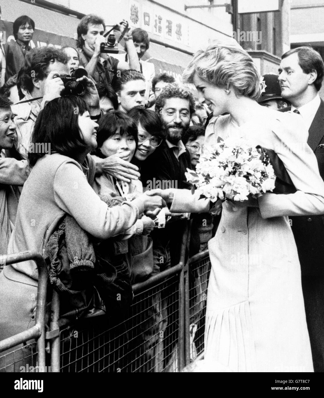 Royalty - Princess Diana - Gerrard Street, London Stock Photo