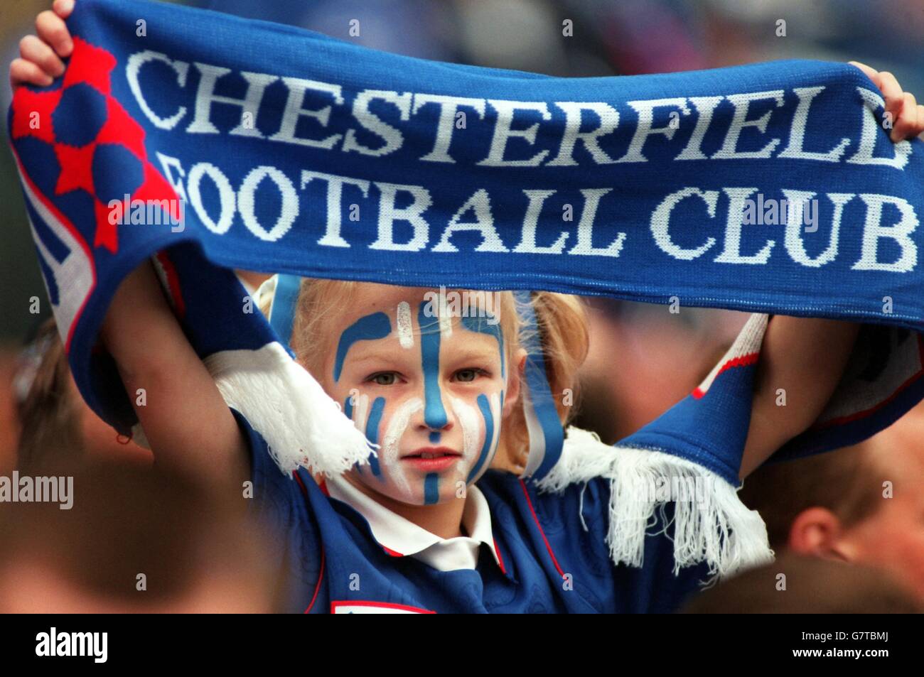 Soccer - Littlewoods FA Cup - Semi Final - Chesterfield v Middlesbrough. Chesterfield fans Stock Photo