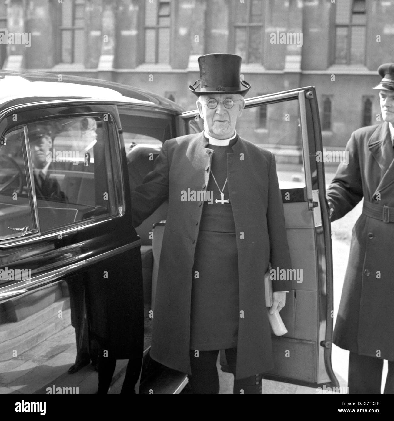 Religion - Archbishop of Canterbury Leaves for Prince Andrew's Christening - Lambeth Palace, London Stock Photo