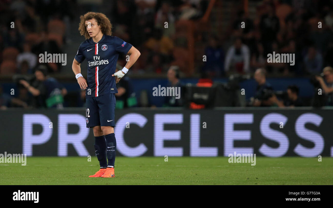 Soccer - UEFA Champions League - Quarter Final - First Leg - Paris Saint-Germain v Barcelona - Parc Des Princes Stock Photo