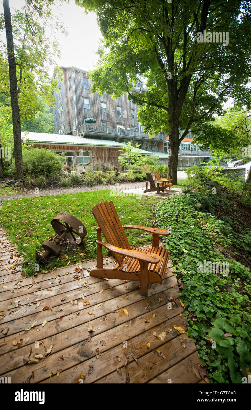 Wakefield Mill Quebec Canada Stock Photo Alamy