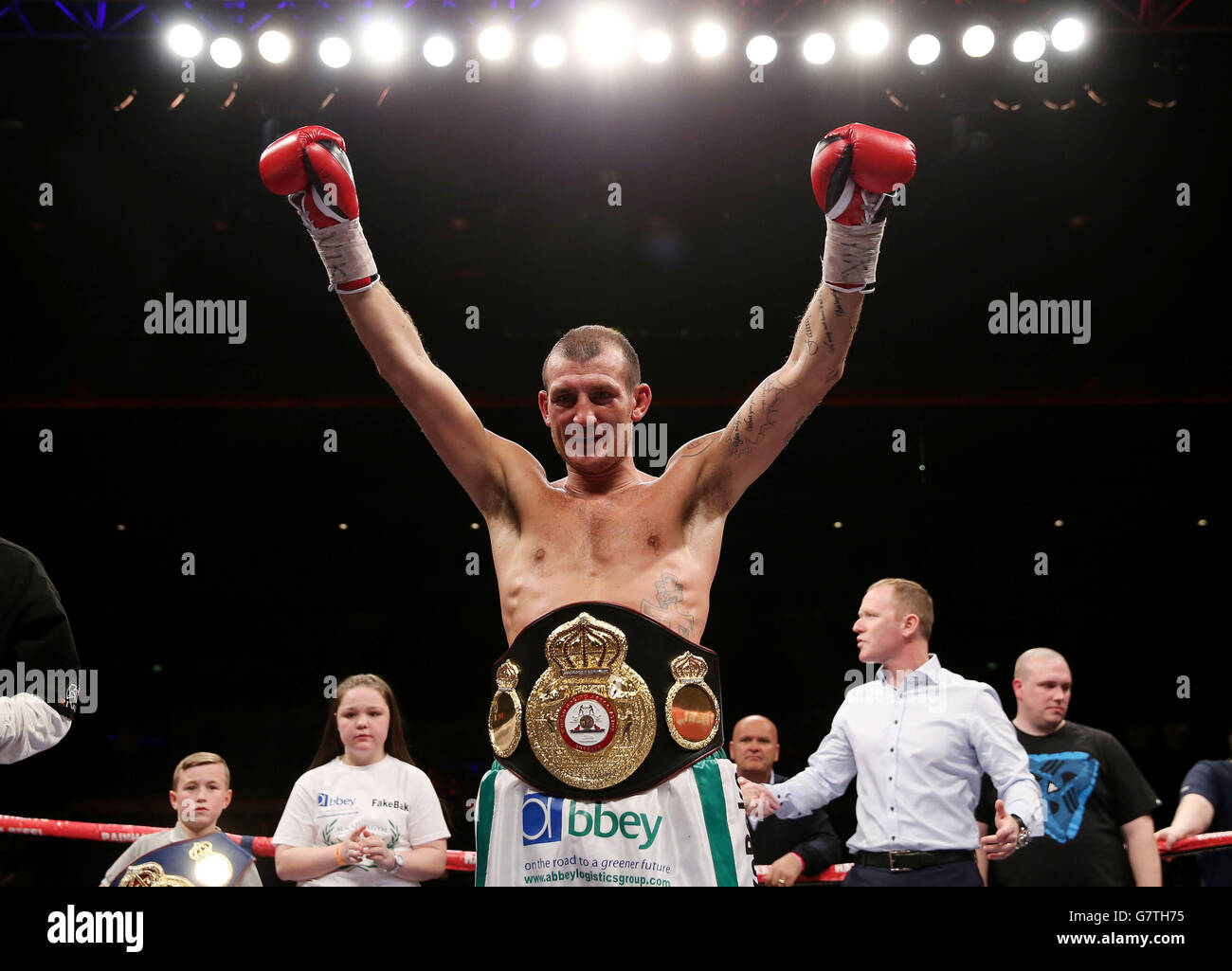 Boxing Liverpool Echo Arena Stock Photo Alamy