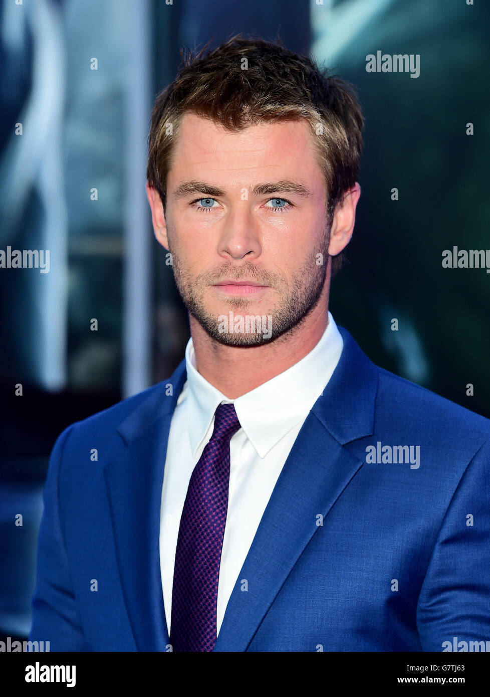 Chris Hemsworth (Thor) attending Marvel Avengers: The Age Of Ultron European Film Premiere held at the VUE cinema in Westfield, London. Stock Photo