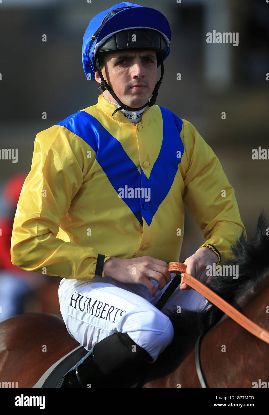 Jockey Martin Harley at Doncaster Racecourse. PRESS ASSOCIATION Photo