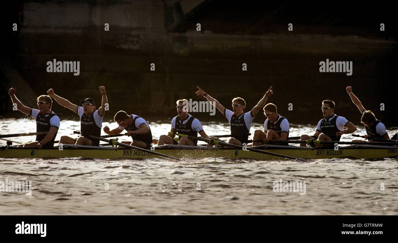 Rowing 2015 BNY Mellon Boat Race Oxford v Cambridge River Thames
