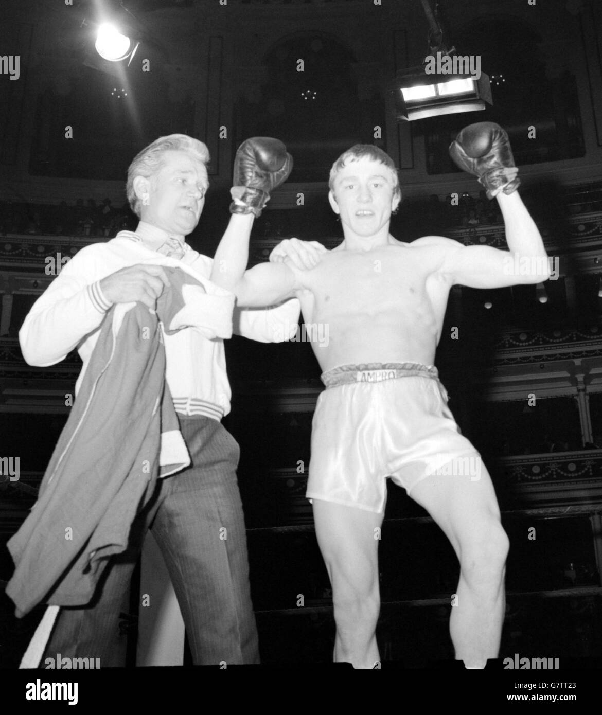 David "Boy" Green and his manager Stock Photo Alamy