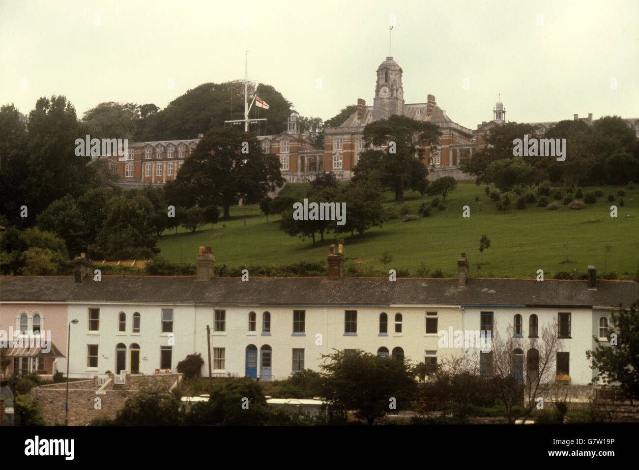 Buildings and Landmarks - Britannia Royal Naval College - Dartmouth Stock Photo