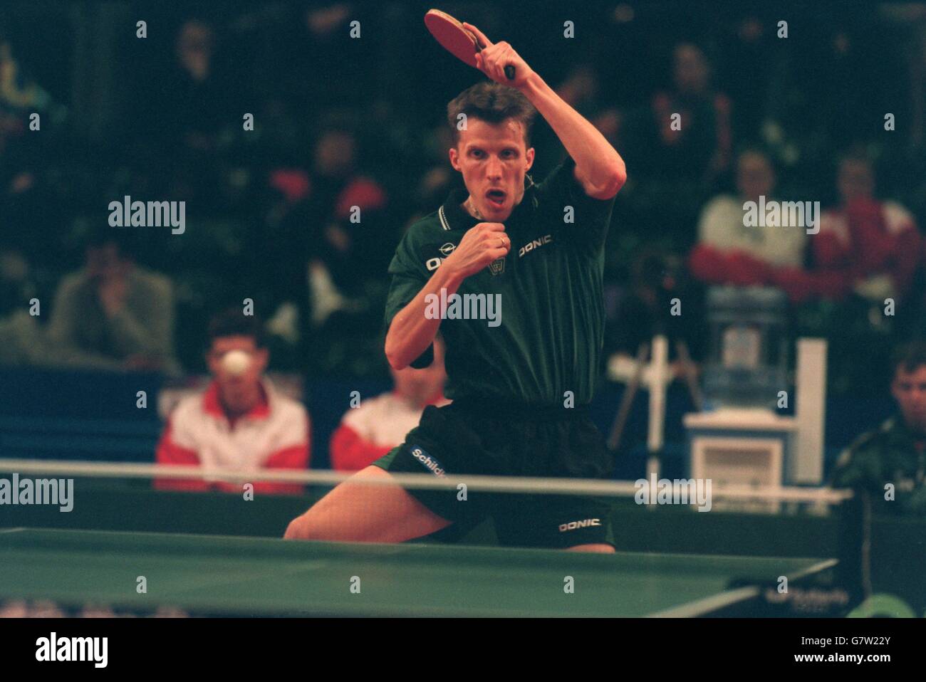 World Table Tennis Championships-Joerg Rosskopf,Germany Stock Photo