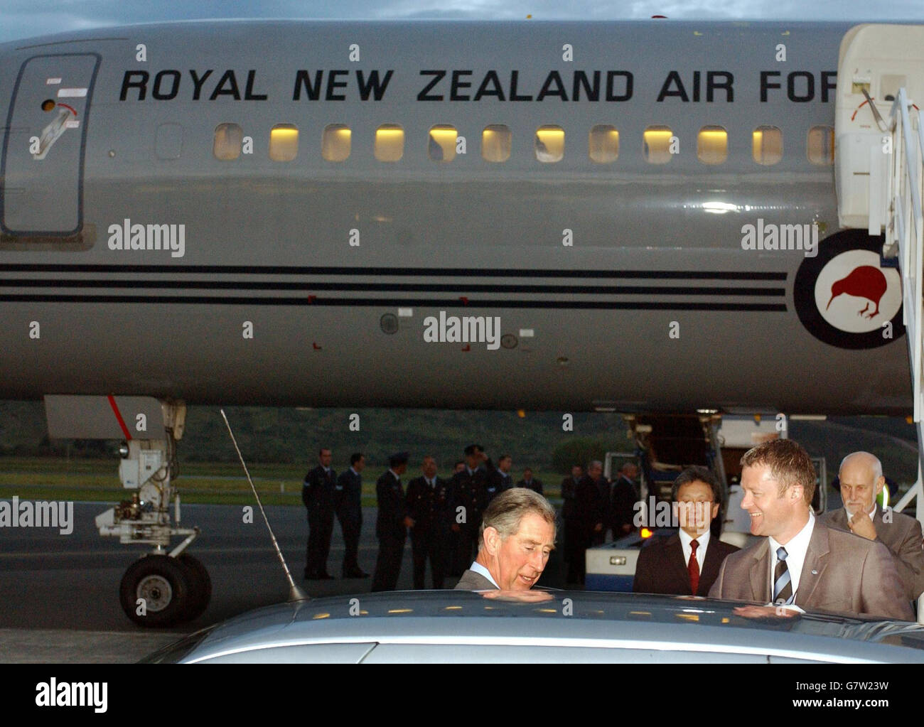 Prince Charles New Zealand Visit Dunedin Stock Photo Alamy