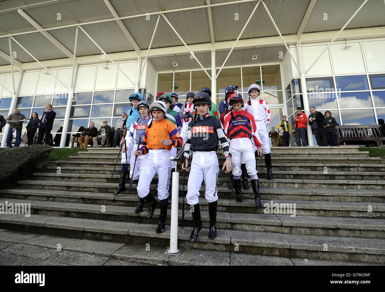 Horse Racing - The bet365 Inaugral Flat Meeting and Family Raceday - Wetherby Racecourse Stock Photo