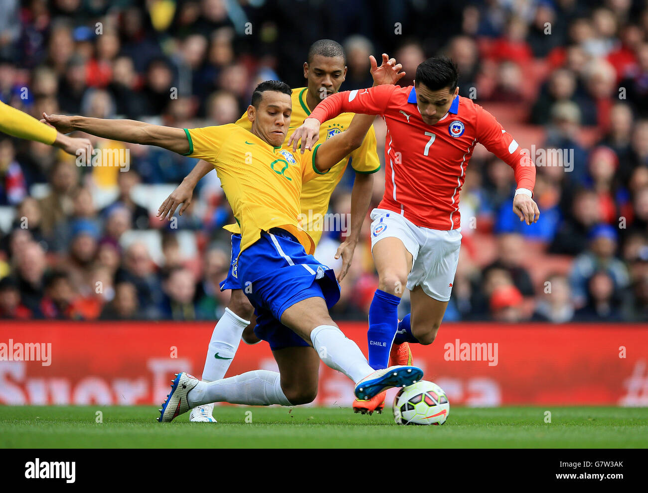 Soccer - International Friendly - Brazil v Chile - Emirates Stadium Stock Photo