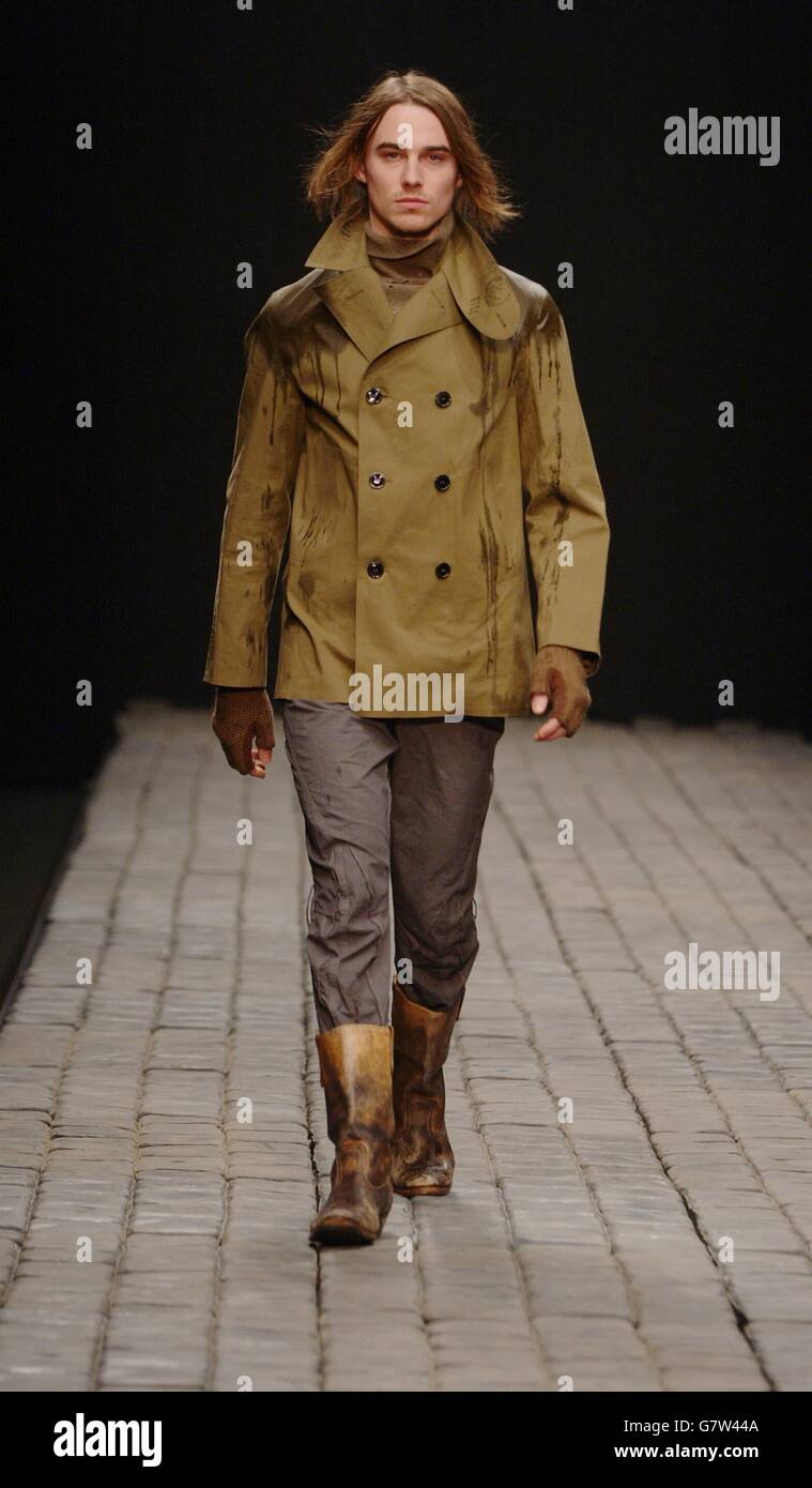 Robert Cary-Williams Catwalk - The Model Army - London Fashion 