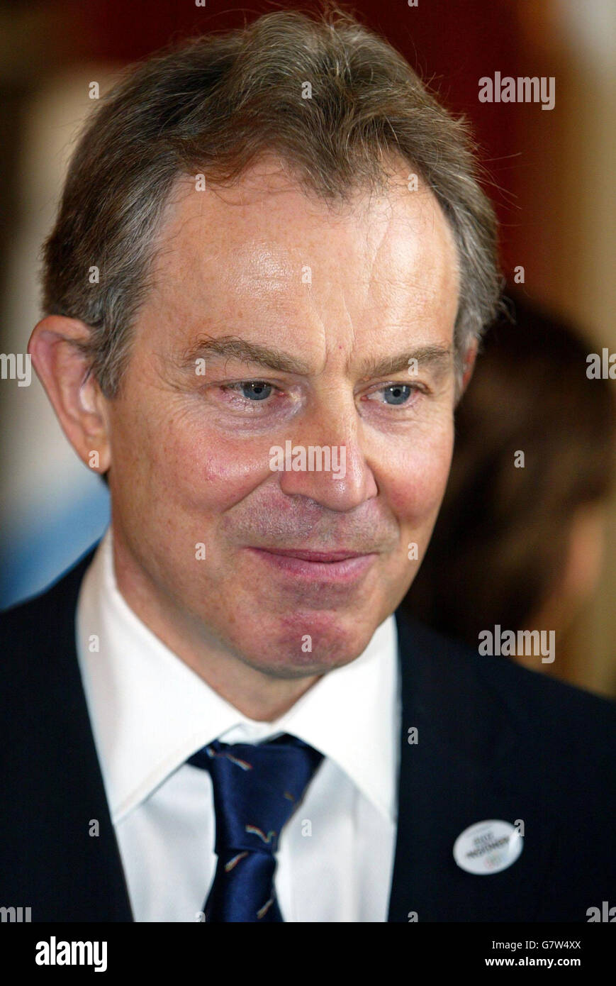 Prime minister tony blair during the ioc commitee meeting hi-res stock ...