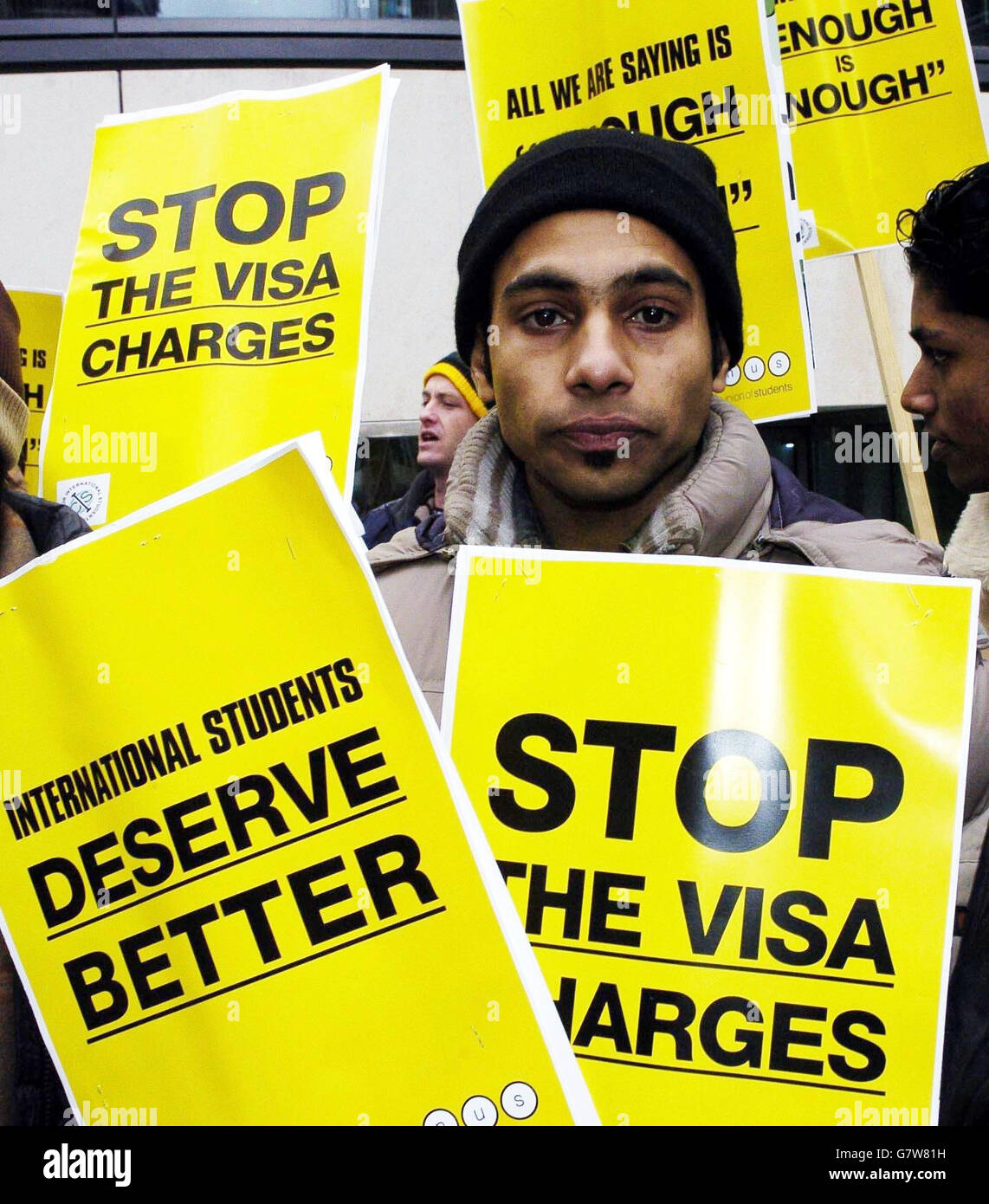 Visa Demonstration The Home Office Stock Photo Alamy