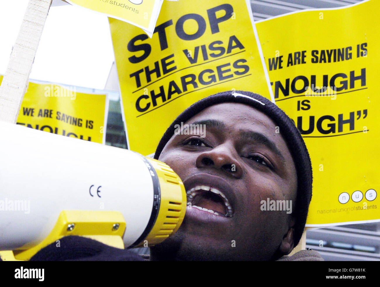 Visa Demonstration The Home Office Stock Photo Alamy