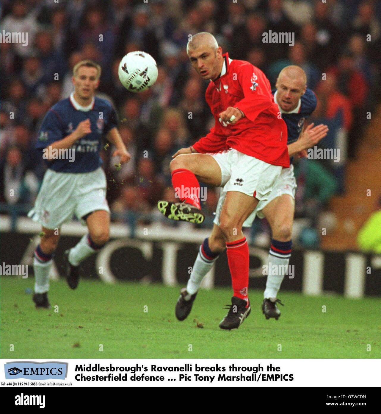 Soccer, FA Cup Semi-Final Replay ... Chesterfield v Middlesbrough Stock Photo