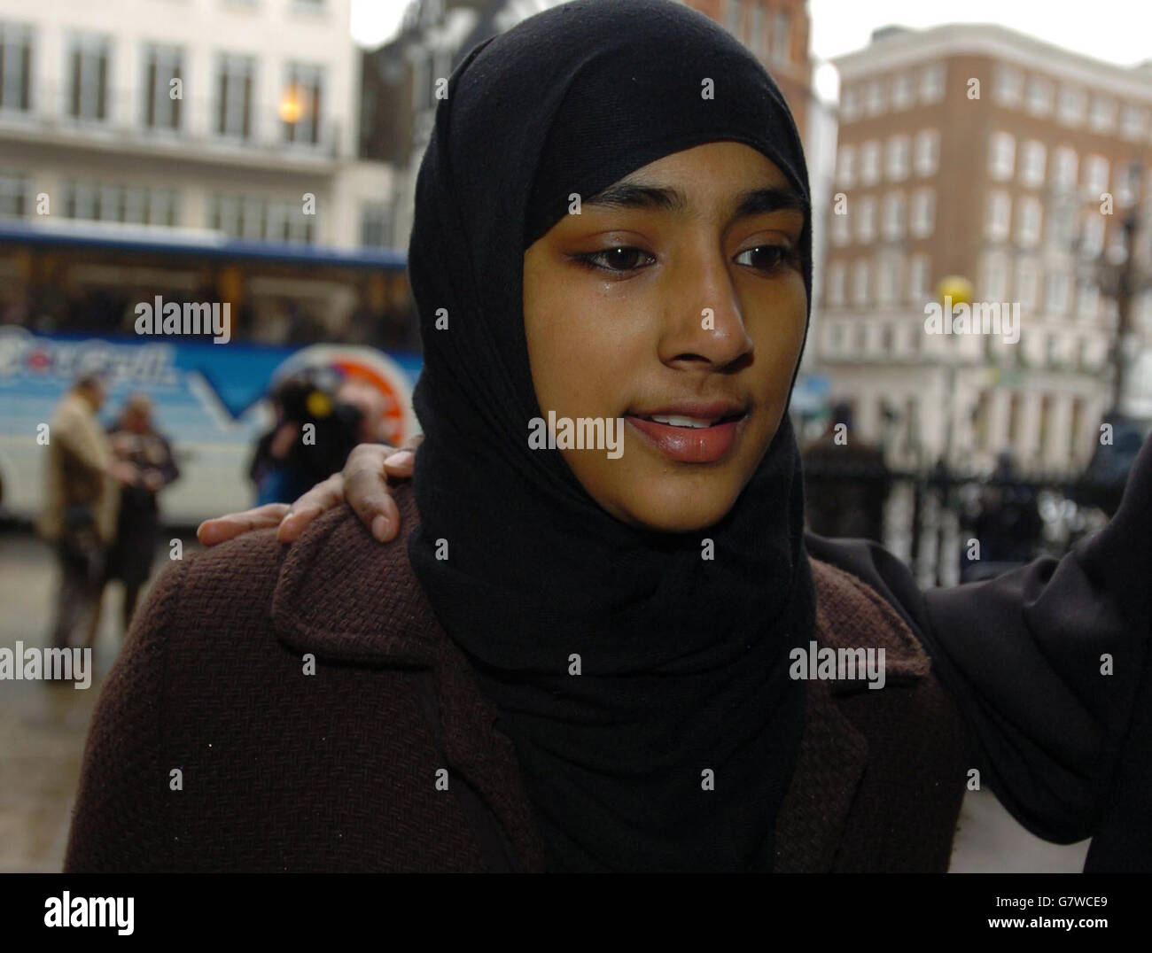 Muslim Traditional Dress Trial - High Court Stock Photo