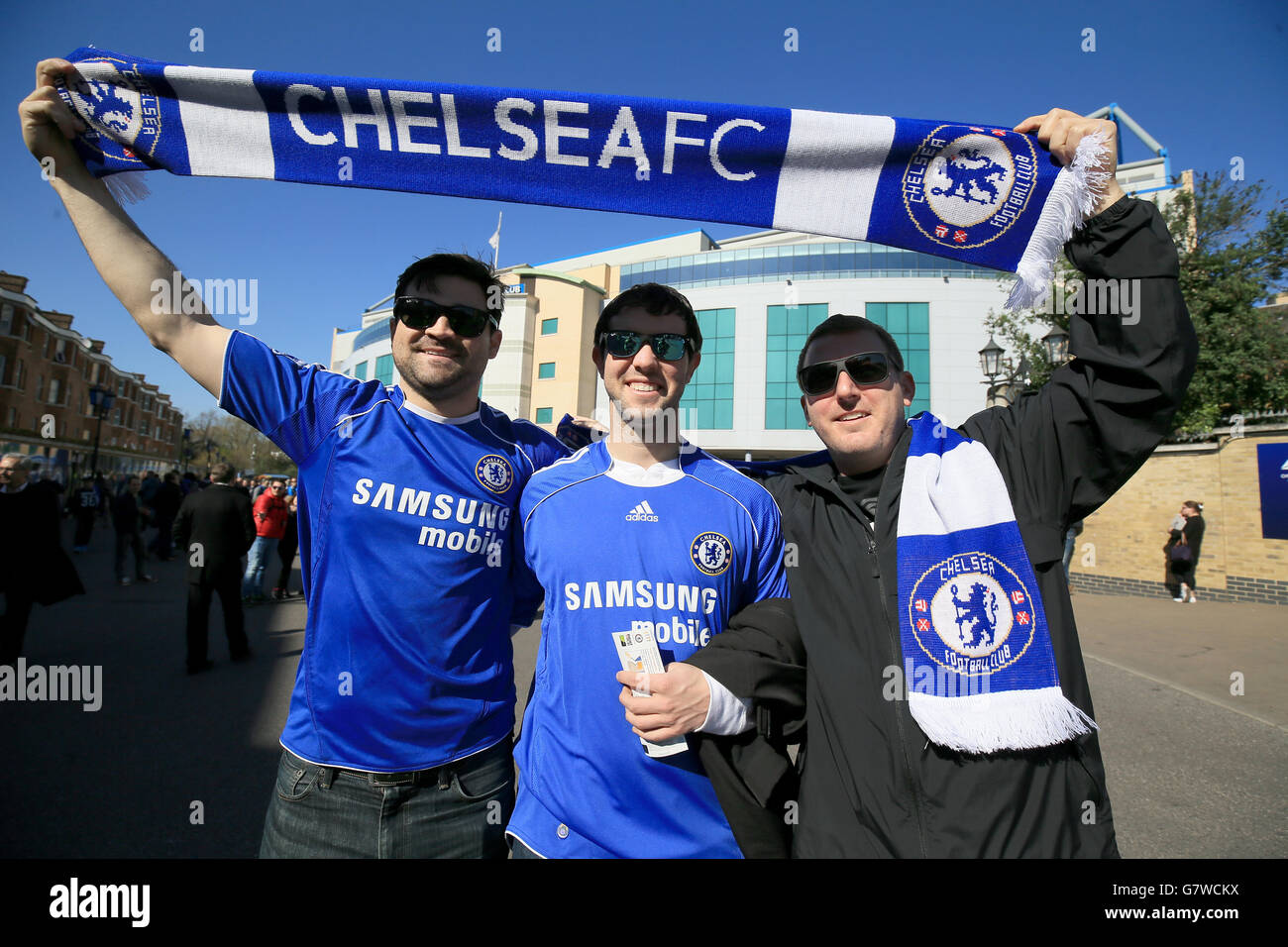 Soccer - Barclays Premier League - Chelsea v Manchester United - Stamford Bridge Stock Photo