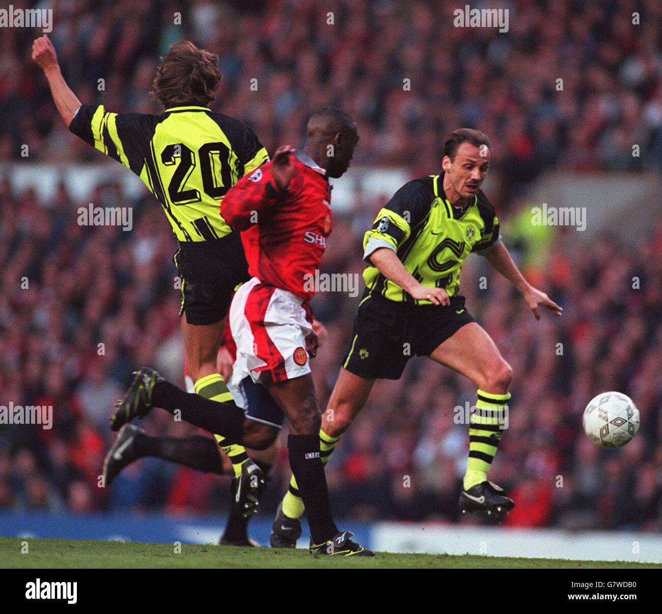 Soccer - UEFA Champions League- Semi-Final 2nd Leg - Manchester United v Borussia Dortmund Stock Photo