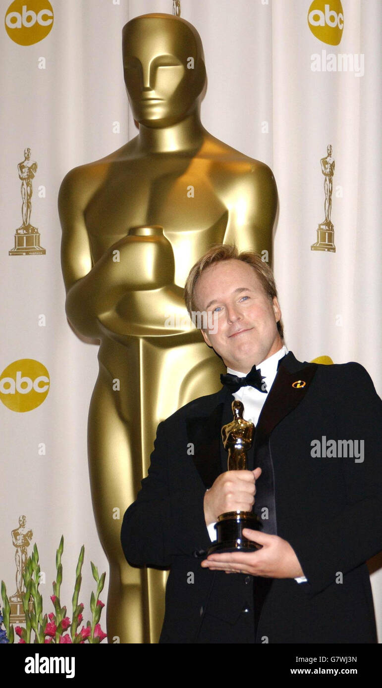 77th Academy Awards Press Room Kodak Theatre. Brad Bird receives