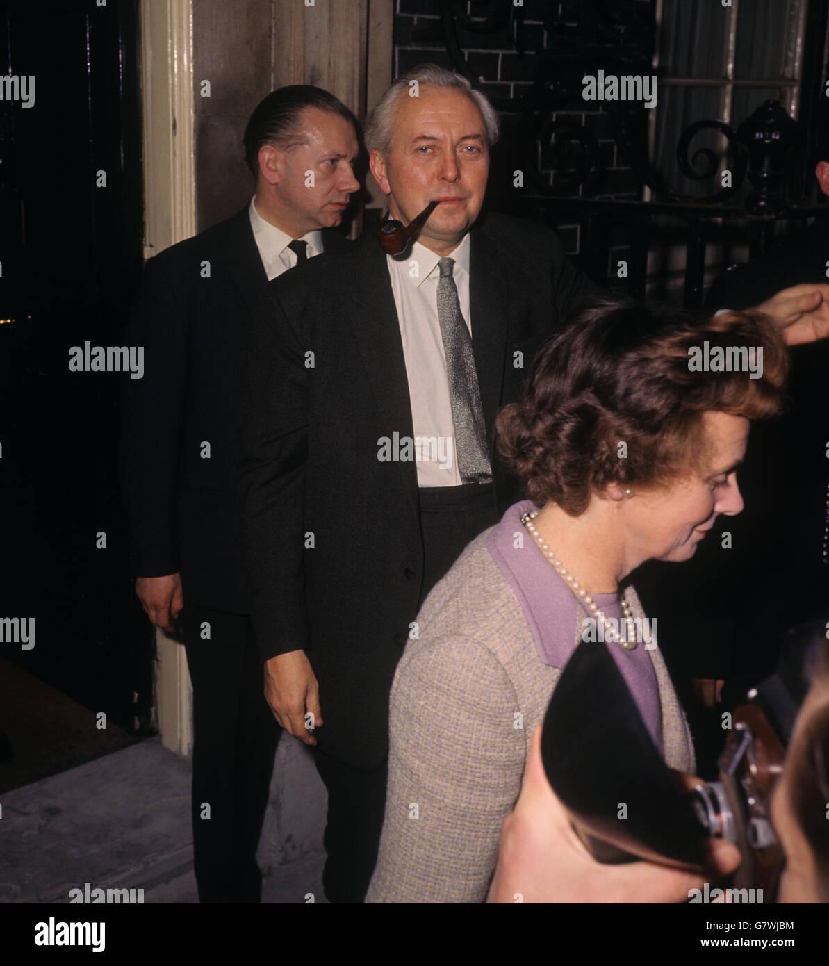 Politics - 1966 General Election - 10 Downing Street Stock Photo