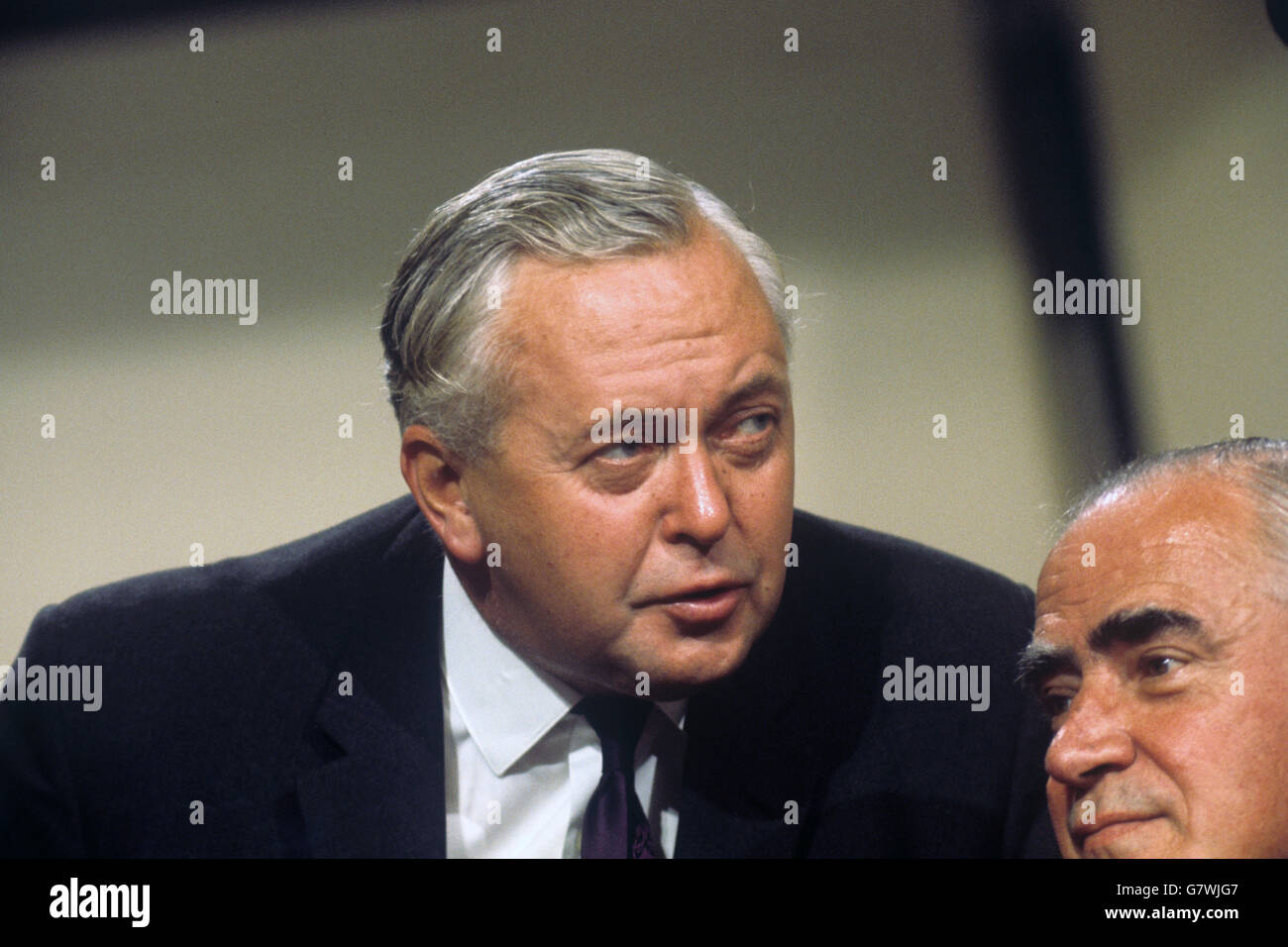Politics - Harold Wilson - Labour Party Conference - Blackpool Stock Photo