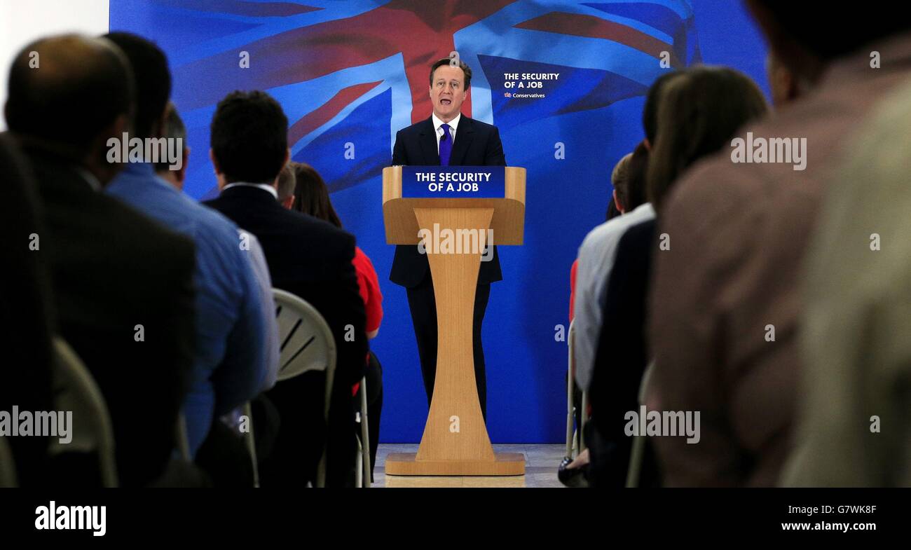 General Election 2015 campaign - April 17th Stock Photo