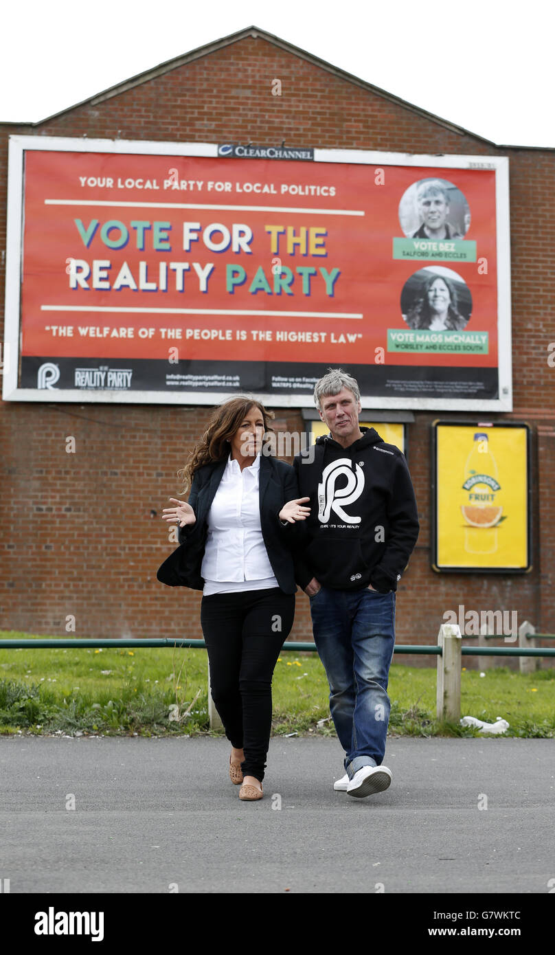 General Election 2015 campaign - April 17th Stock Photo