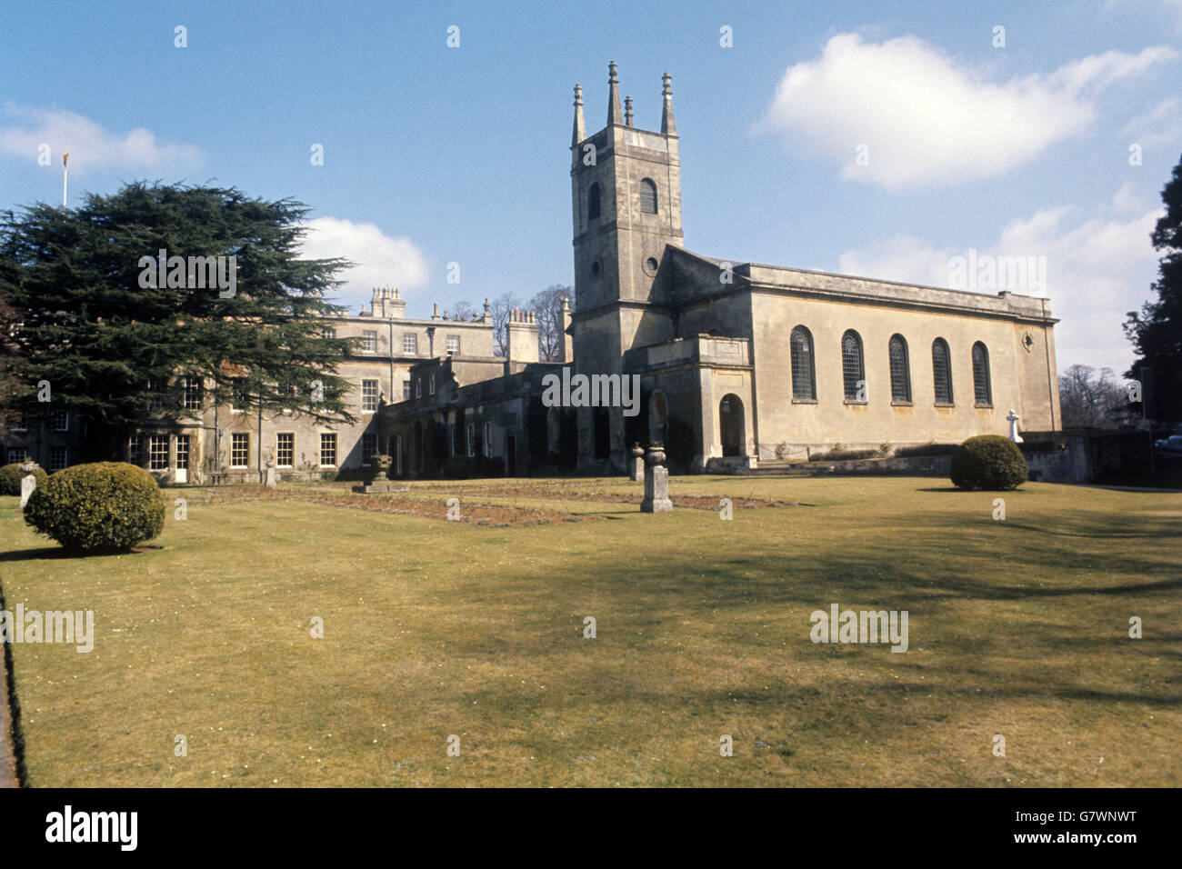 Buildings and Landmarks - Badminton Church Stock Photo