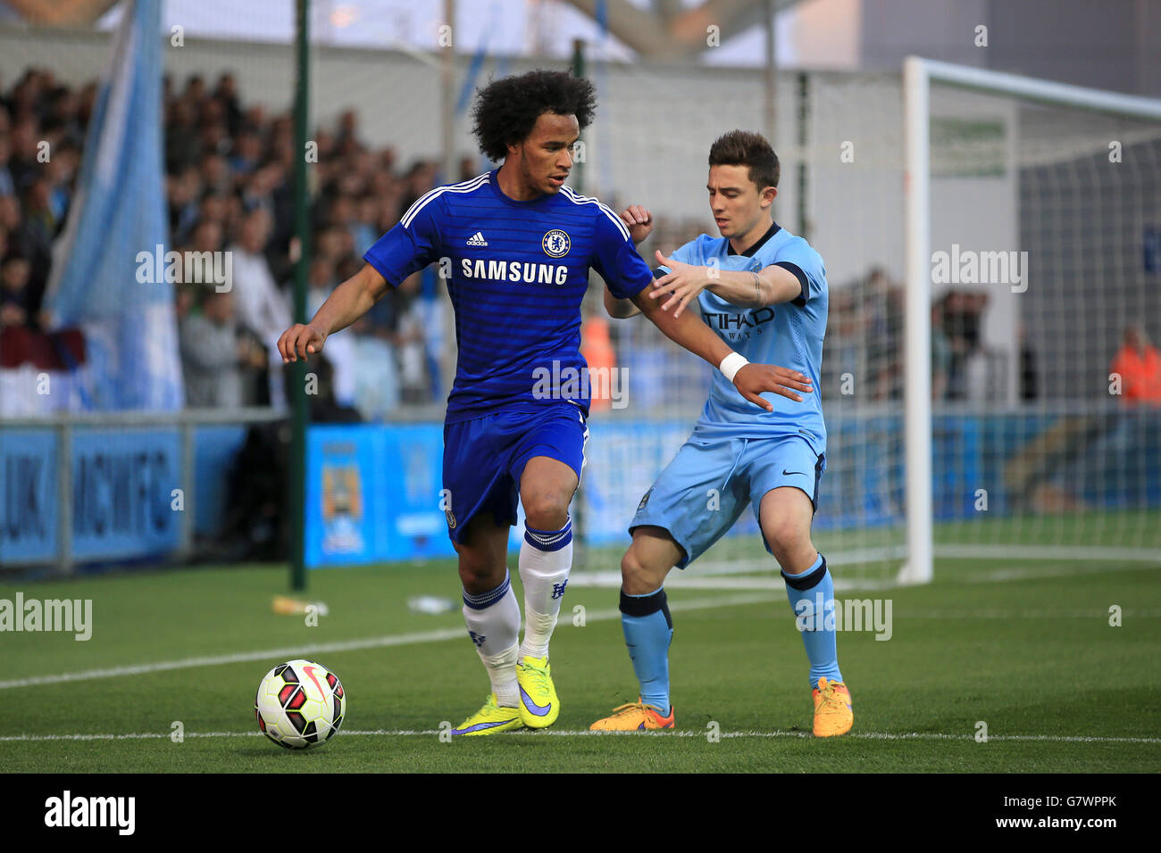 Soccer Fa Youth Cup Final First Leg Manchester City V Chelsea City Football Academy Stadium Stock Photo Alamy