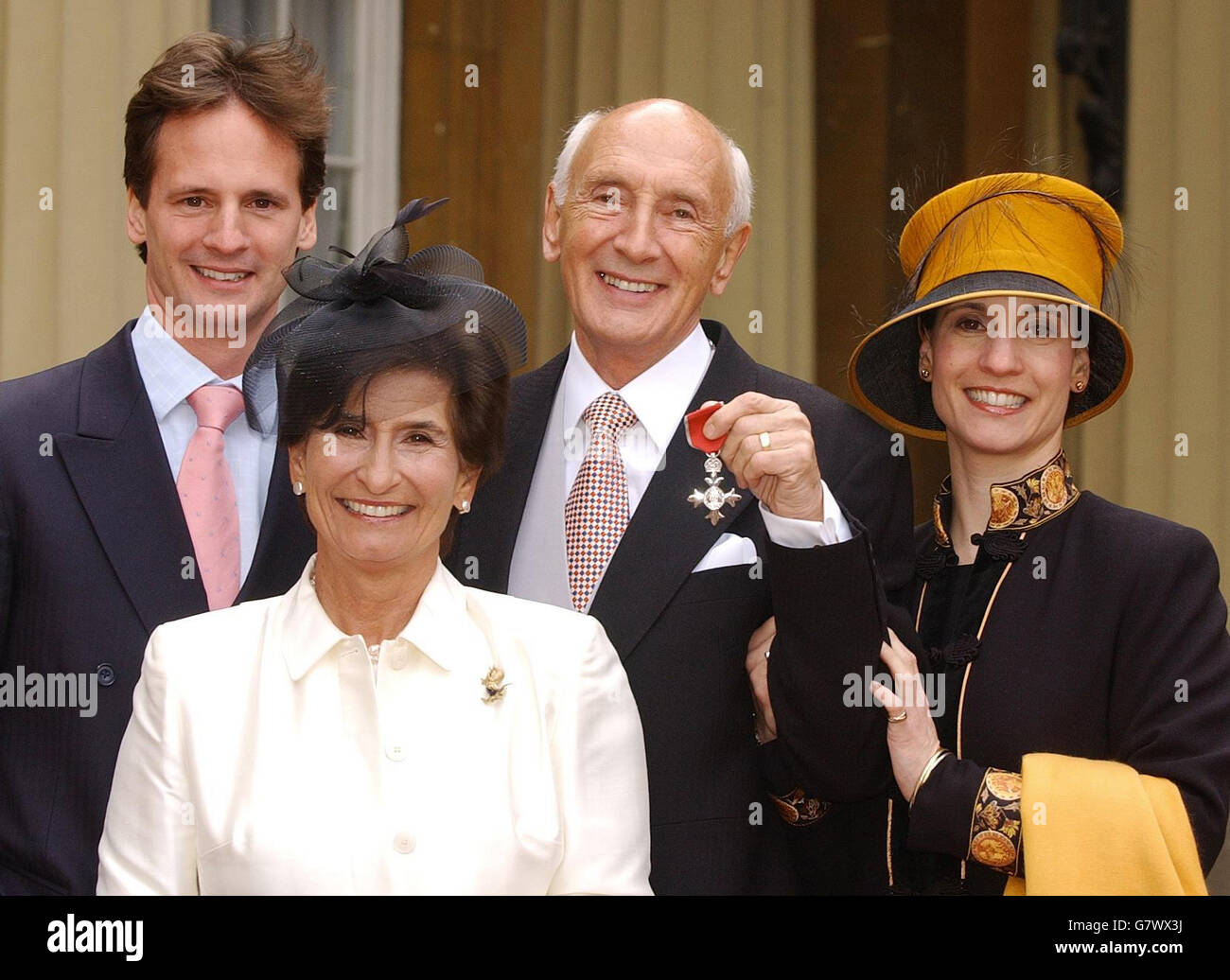 Barry Davies MBE - Buckingham Palace Stock Photo - Alamy