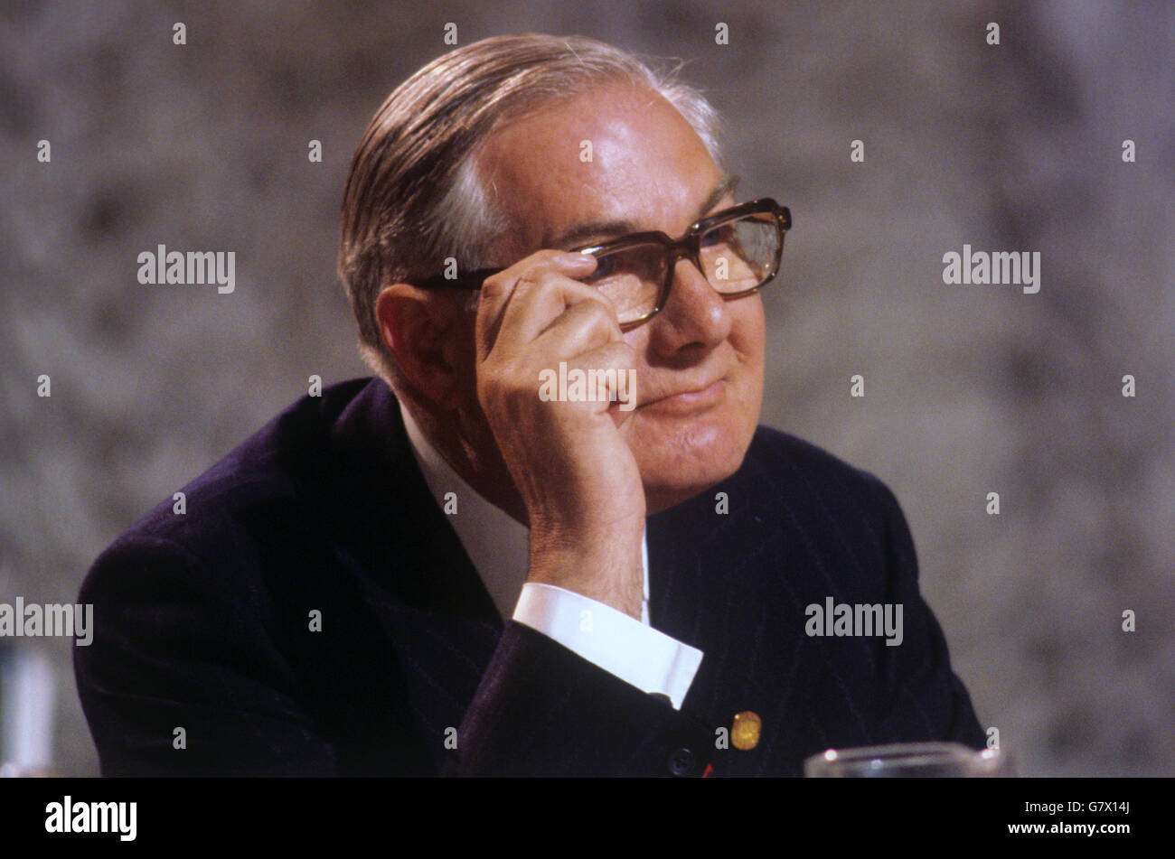 Prime Minister James Callaghan during the Trades Union Congress held in Blackpool Stock Photo