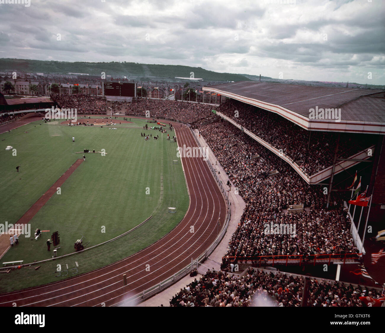 Sport - 1958 British Empire and Commonwealth Games - Cardiff Arms Park Stock Photo