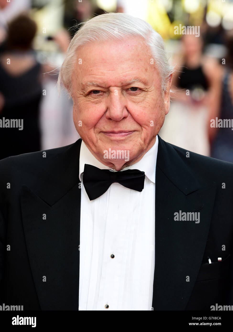 Sir David Attenborough arrives for the House of Fraser British Academy