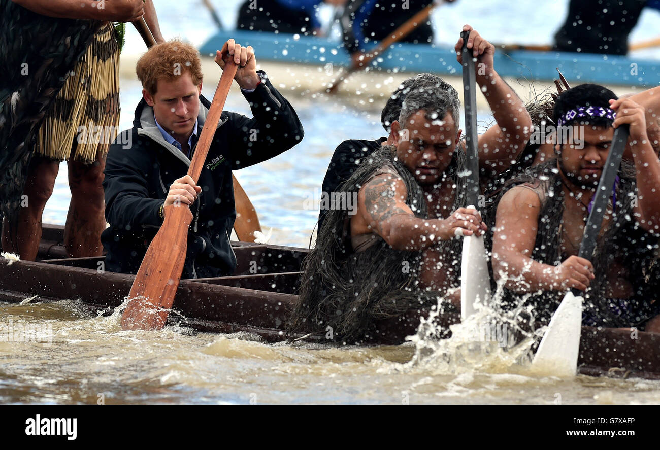 Prince Harry visit to New Zealand Day Six Stock Photo Alamy