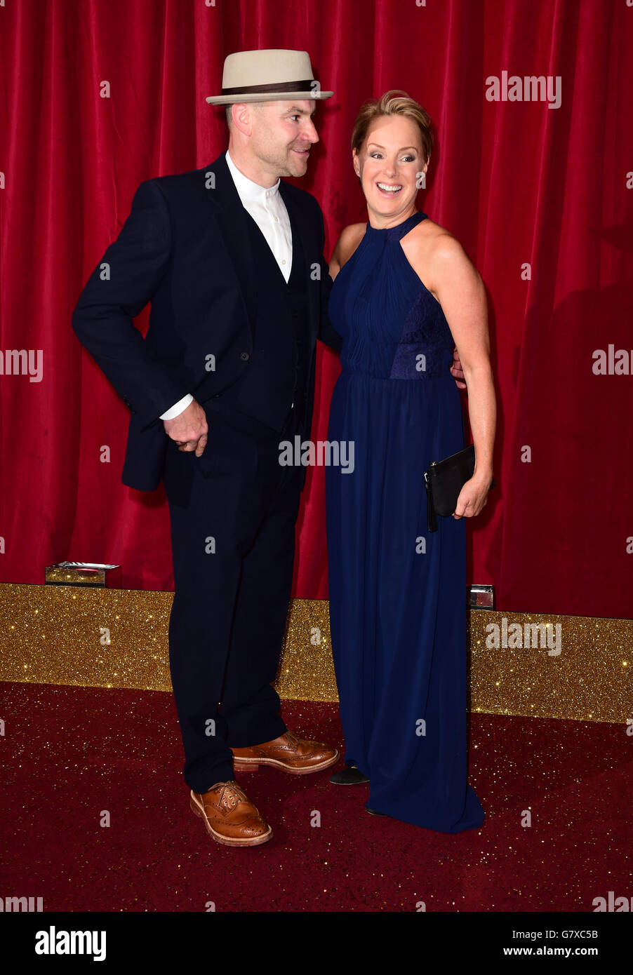 Sally Dynevor and Joe Duttine attending the British Soap Awards at the Palace Hotel, Manchester. Stock Photo