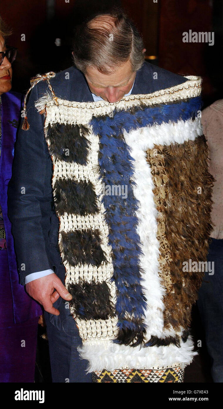 Prince Charles New Zealand Visit Auckland Stock Photo Alamy