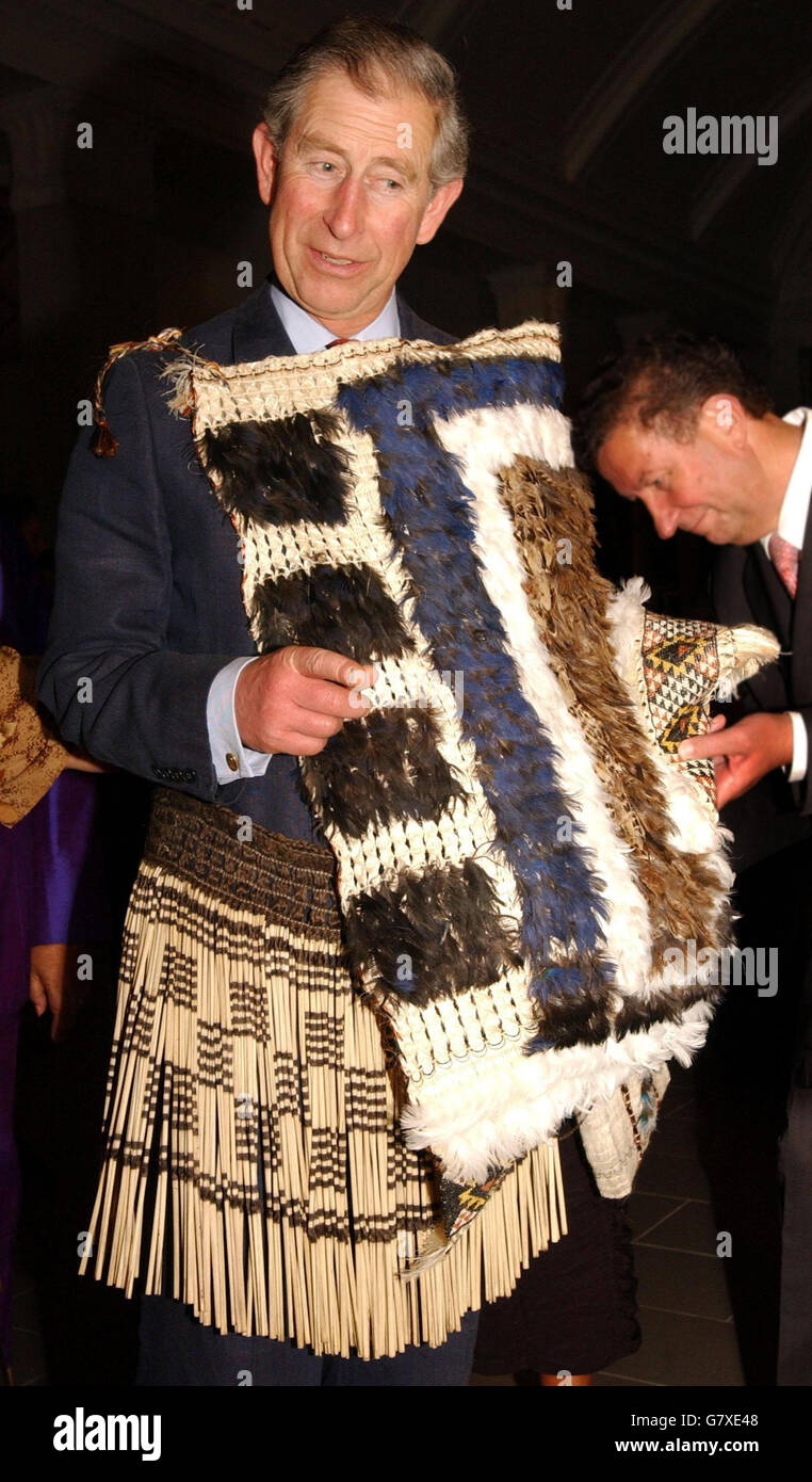 Prince Charles New Zealand Visit Auckland Stock Photo Alamy