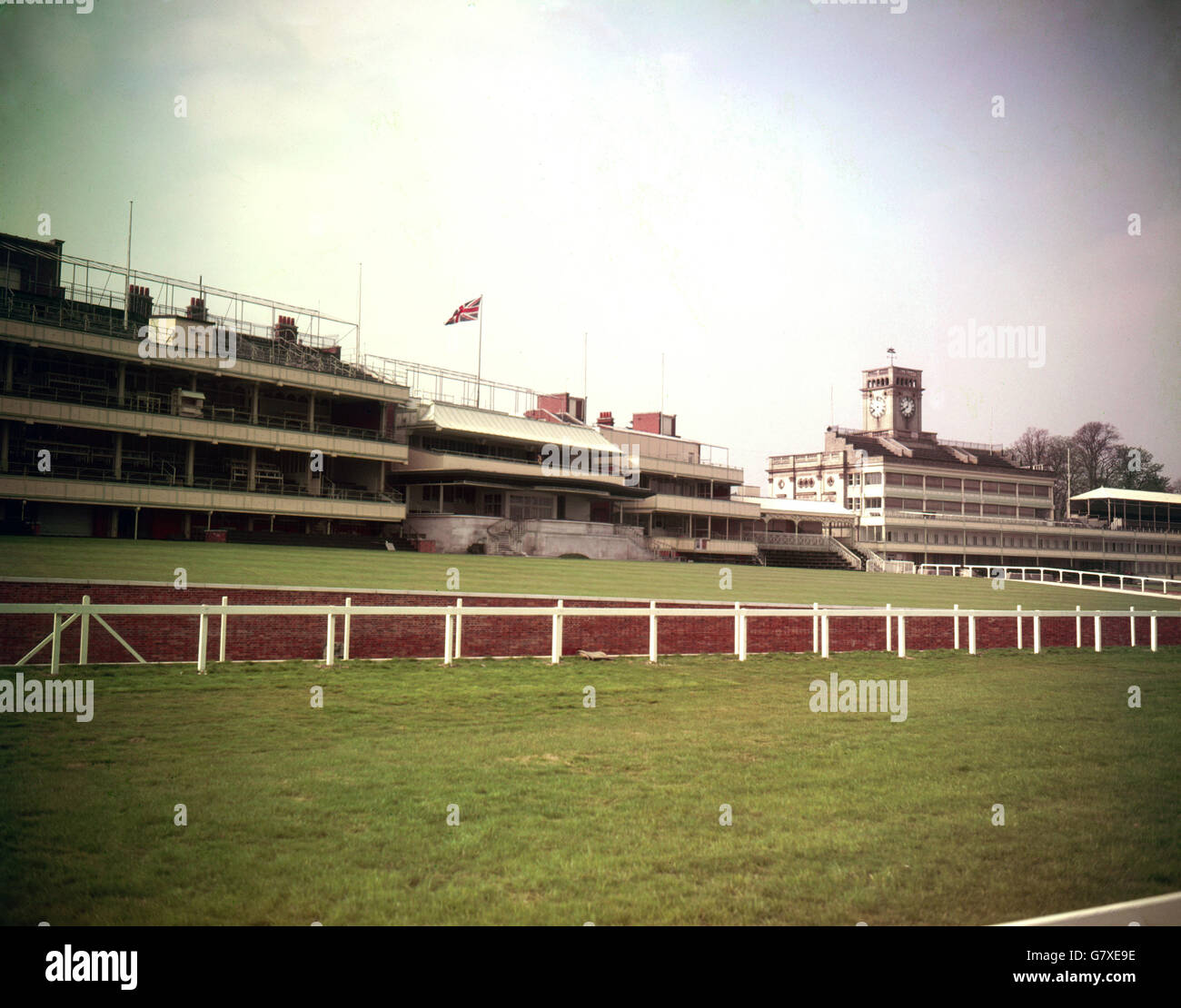 Horse Racing - Ascot Racecourse. General view of Ascot Racecourse. Stock Photo